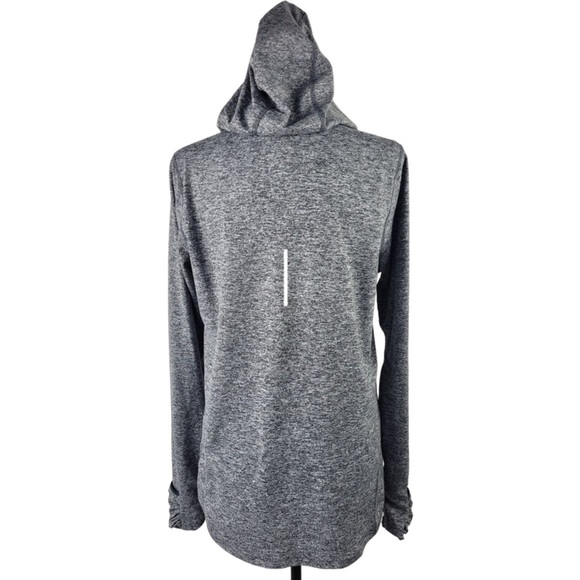 Nike Woman’s Dri Fit Gray Long sleeve hissed front pocket sweatshirt size L - Picture 14 of 14